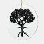 Vind dat evenwicht keramisch ornament (Links)