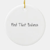 Vind dat evenwicht keramisch ornament (Achterkant)