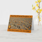 Vind de 8 Gesneden Pompoenen + Kaart (Gele Bloem)