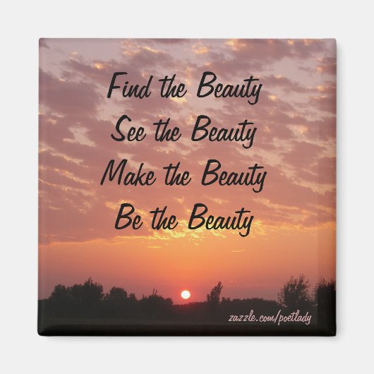 Vind de Beauty Magnet (Voorkant)