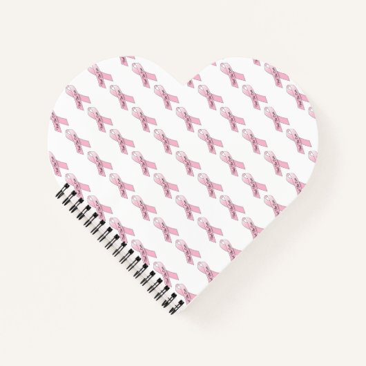 Vind de Cure Pink Ribbon Notitieboek (Voorkant)