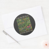 Vind de Fig Funny Plant Liefhebber Ronde Sticker (Envelop)