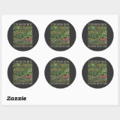Vind de Fig Funny Plant Liefhebber Ronde Sticker (Vel)