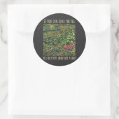 Vind de Fig Funny Plant Liefhebber Ronde Sticker (Tas)