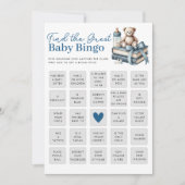 Vind de Gast Baby shower Bingo Game Kaart (Voorkant)