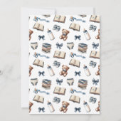 Vind de Gast Baby shower Bingo Game Kaart (Achterkant)