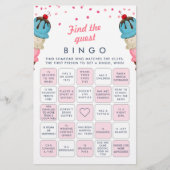 Vind de gast bingo Vrijgezellenfeest spel (Voorkant)