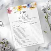 Vind de gast | Boho Vrijgezellenfeest Game Kaart