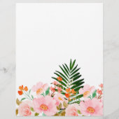 Vind de gast Bruids douche Bingo Strand Thema Flyer (Achterkant)