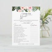 Vind de Gast Game Tropical Vrijgezellenfeest kaart (Staand voorkant)