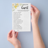 Vind de gast Lemon&Roses Bruidsfeest spelkaart Flyer (Hand)