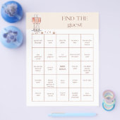 Vind de Gast Vrijgezellenfeest Game Flyer (Enkel)