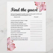 VIND DE GASTE PARTIJGAME BRIEFHOOFD (Voorkant)