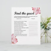 VIND DE GASTE PARTIJGAME BRIEFHOOFD (Staand voorkant)