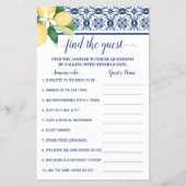 Vind de Guest Mediterranean Shower Game Kaart (Voorkant)