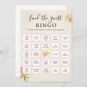 Vind de Kaart van het Guest Bingo Vrijgezellenfees (Voorkant / Achterkant)