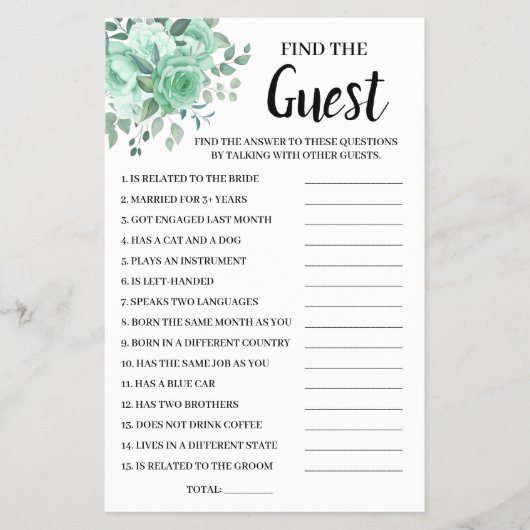 Vind de Kaart van het Spel van het Vrijgezellenfee (Voorkant)