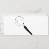 Vind de rode haringen misdaad mystery party kaart (Achterkant)