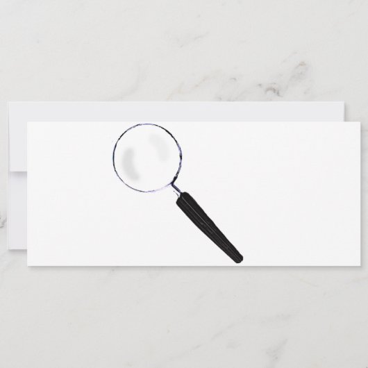 Vind de rode haringen misdaad mystery party kaart (Achterkant)