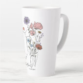 Vind de schoonheid in alledaagse Inspirerend quote Latte Mok (Rechterhoek)