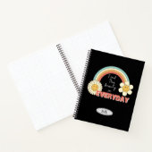 VIND DE SCHOONHEID IN ALLEDAAGSE QUOTE RETRO STIJL NOTITIEBOEK (Binnen)