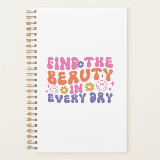 Vind de schoonheid in alledag planner (Voorkant)