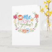 Vind de Tuin Card Kaart (Gele Bloem)