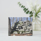 Vind de Turtles Ceremoniële Steen Briefkaart (Staand voorkant)