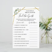 Vind de tweetalige game van het gastvrijgezellenfe (Staand voorkant)