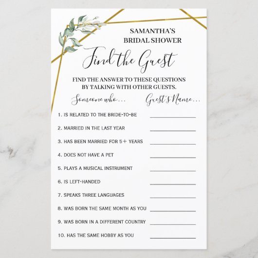 Vind de tweetalige game van het gastvrijgezellenfe (Voorkant)