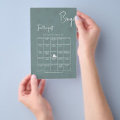 Vind de uitnodiging voor het gastbingospelsshower flyer (Hand)