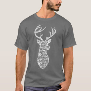 Vind de verborgen boodschap, vrolijk kerstfeest t-shirt