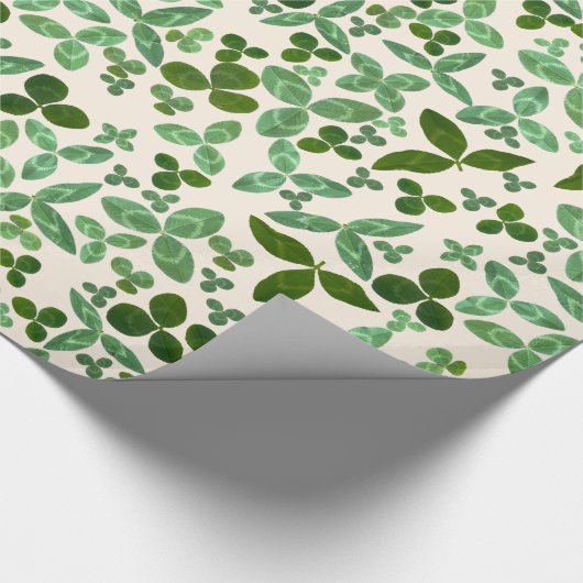 Vind de vier klavertjes - St. Patrick's Day Cadeaupapier (Hoek)