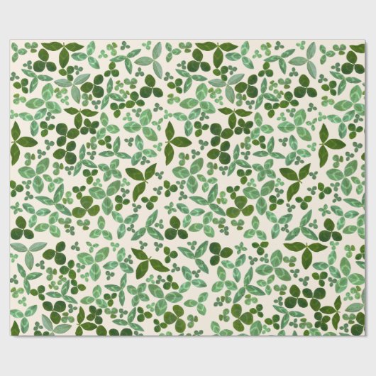 Vind de vier klavertjes - St. Patrick's Day Cadeaupapier (Vlak)