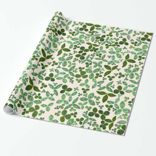 Vind de vier klavertjes - St. Patrick's Day Cadeaupapier (Uitgerold)