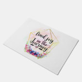 Vind de vreugde in de reis deurmat (Schuin)