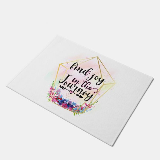 Vind de vreugde in de reis deurmat (Schuin)