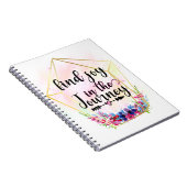 Vind de vreugde in de reis notitieboek (Rechterzijde)