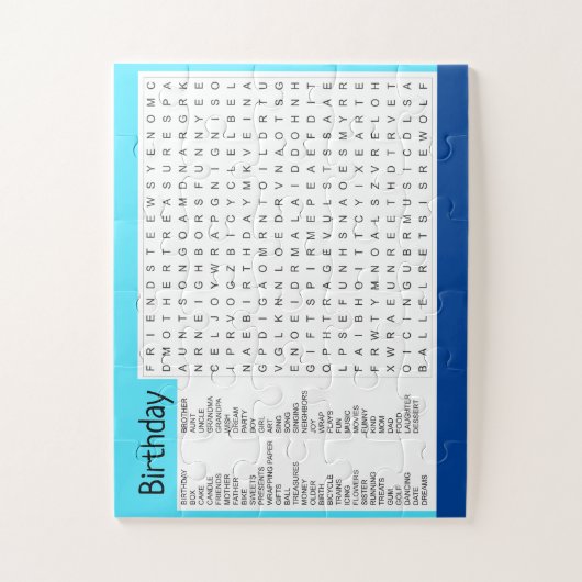 Vind de woorden legpuzzel (Verticaal)