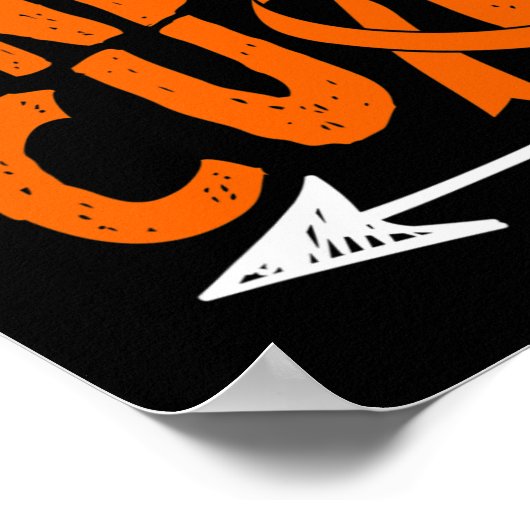 Vind een Cure Heart Leukemia Cancer Awareness Lint Poster (Hoek)