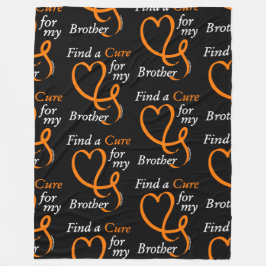 Vind een Geneesmiddel/Hart/Broer...RSD/CRPS Fleece Deken