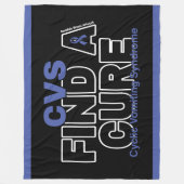 VIND EEN KUUR/VET...CVS FLEECE DEKEN (Voorkant)