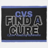 VIND EEN KUUR/VET...CVS FLEECE DEKEN (Voorkant (Horizontaal))