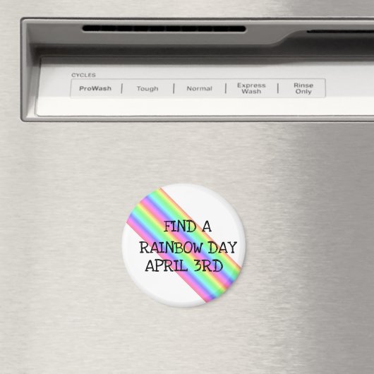 Vind een regenboogdag april 3de dag van de Vakanti Magneet (Insitu (Vaatwasser))