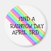 Vind een regenboogdag april 3de dag van de Vakanti Magneet (Voorkant)