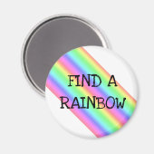 Vind een regenboogdag april 3de dag van de Vakanti Magneet (Voorkant / Achterkant)