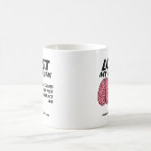 Vind geen Brain Funny Mug Koffiemok (Center)