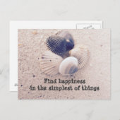 Vind geluk briefkaart (Voorkant / Achterkant)