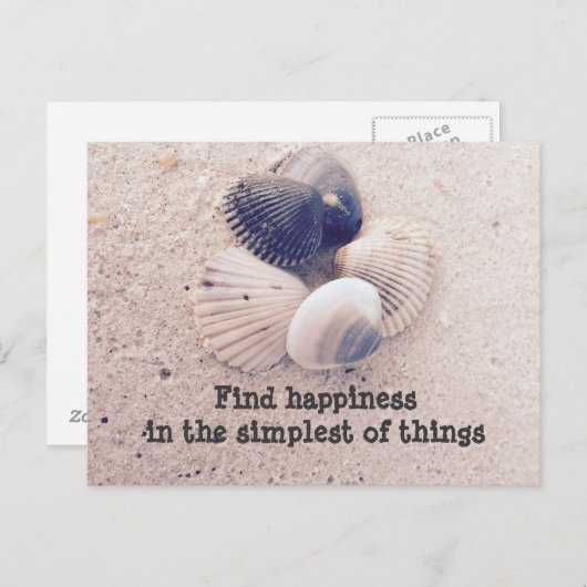 Vind geluk briefkaart (Voorkant / Achterkant)