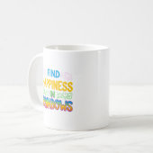Vind geluk in Rainbows Koffiemok (Voorkant links)